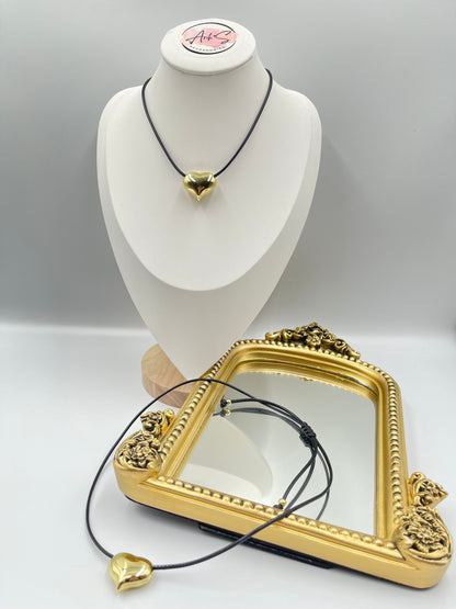 Golden Heart Necklace