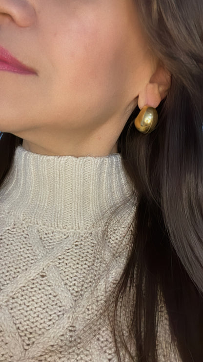 Chunky Bold Stud Earrings