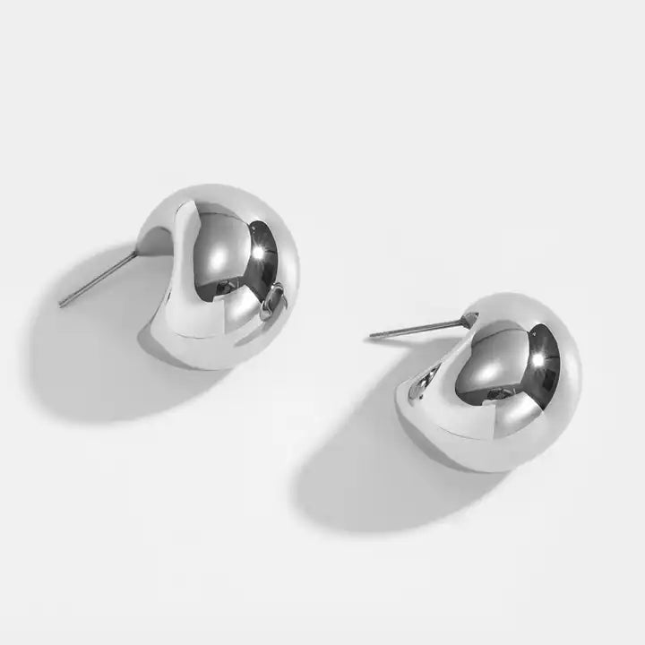 Chunky Bold Stud Earrings