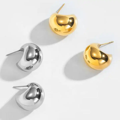 Chunky Bold Stud Earrings