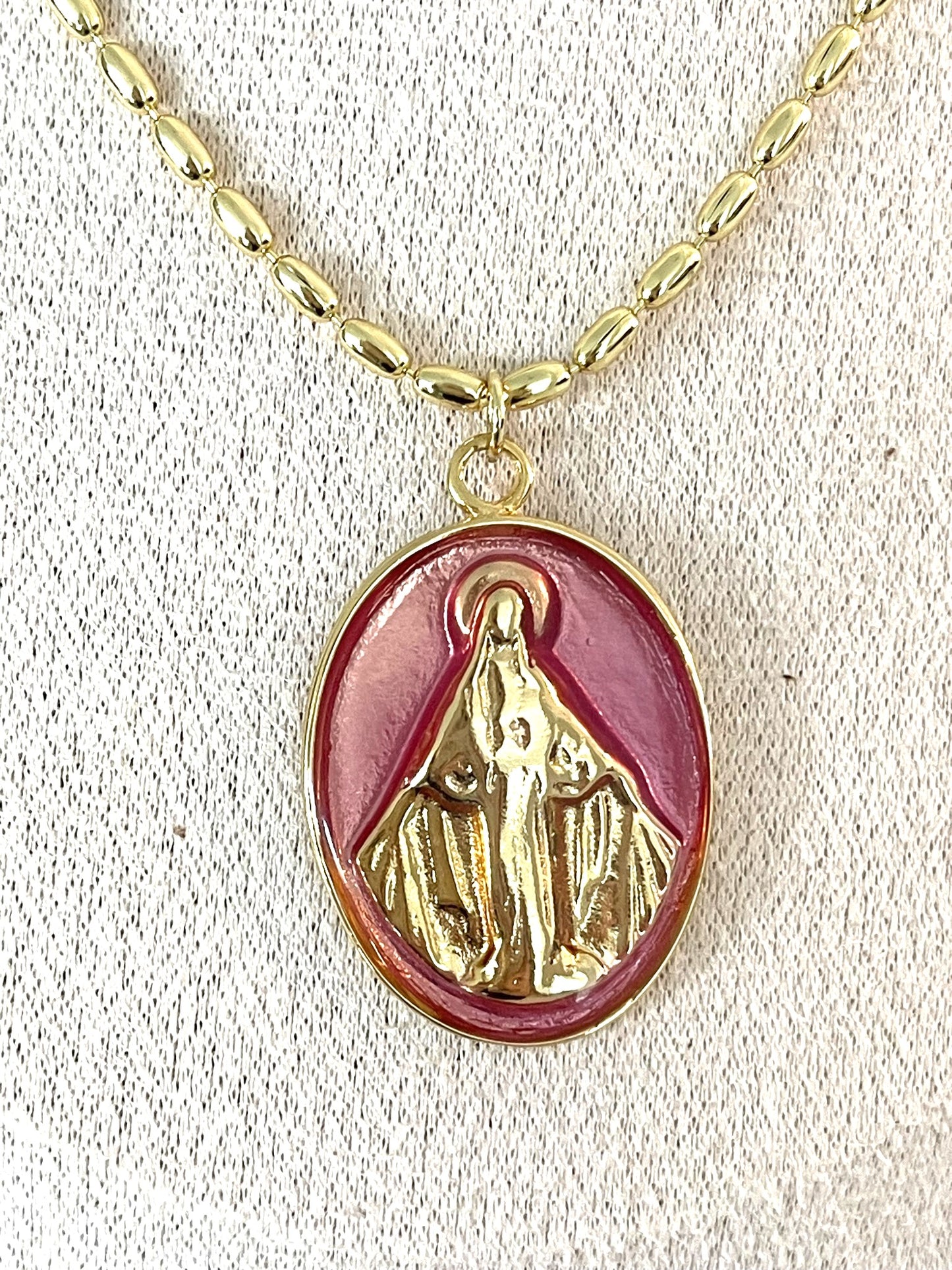 Virgen Milagrosa Necklace