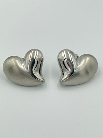 Minimalist Heart Earrings