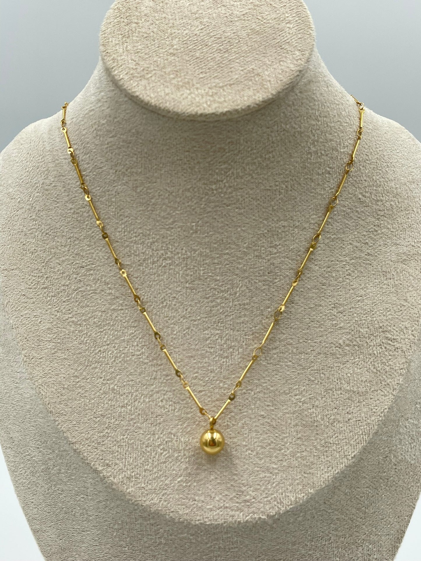 Minimalist Ball Necklace