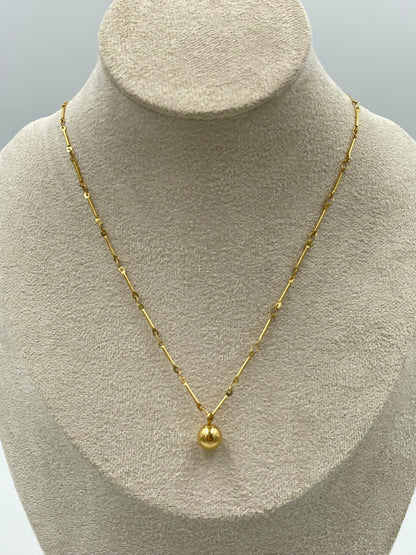 Minimalist Ball Necklace