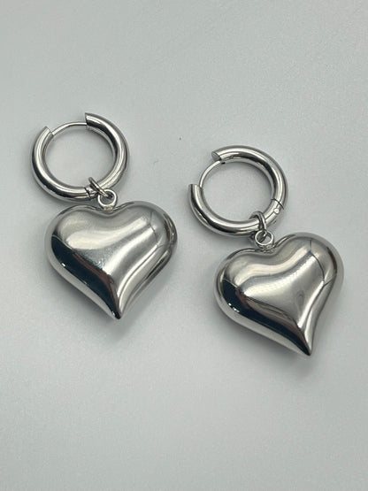 Hoop Heart Shape Earring