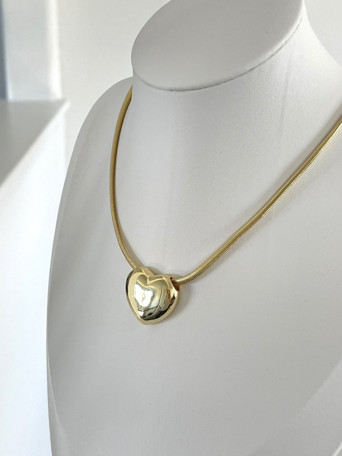 Puffy Heart Necklace