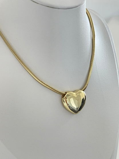 Puffy Heart Necklace