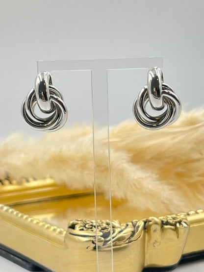 Geometric Circle Earrings