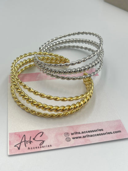 Tri-Bangle Cuff