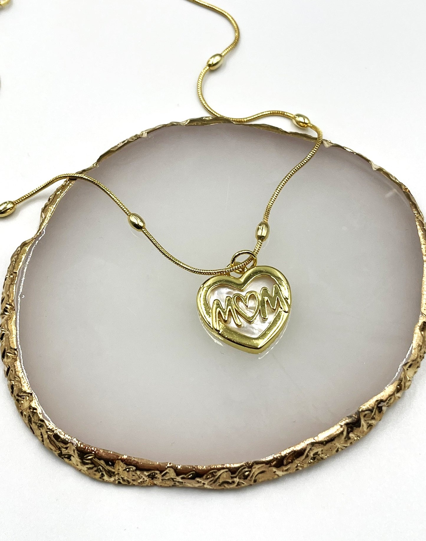 Mom Heart Necklace