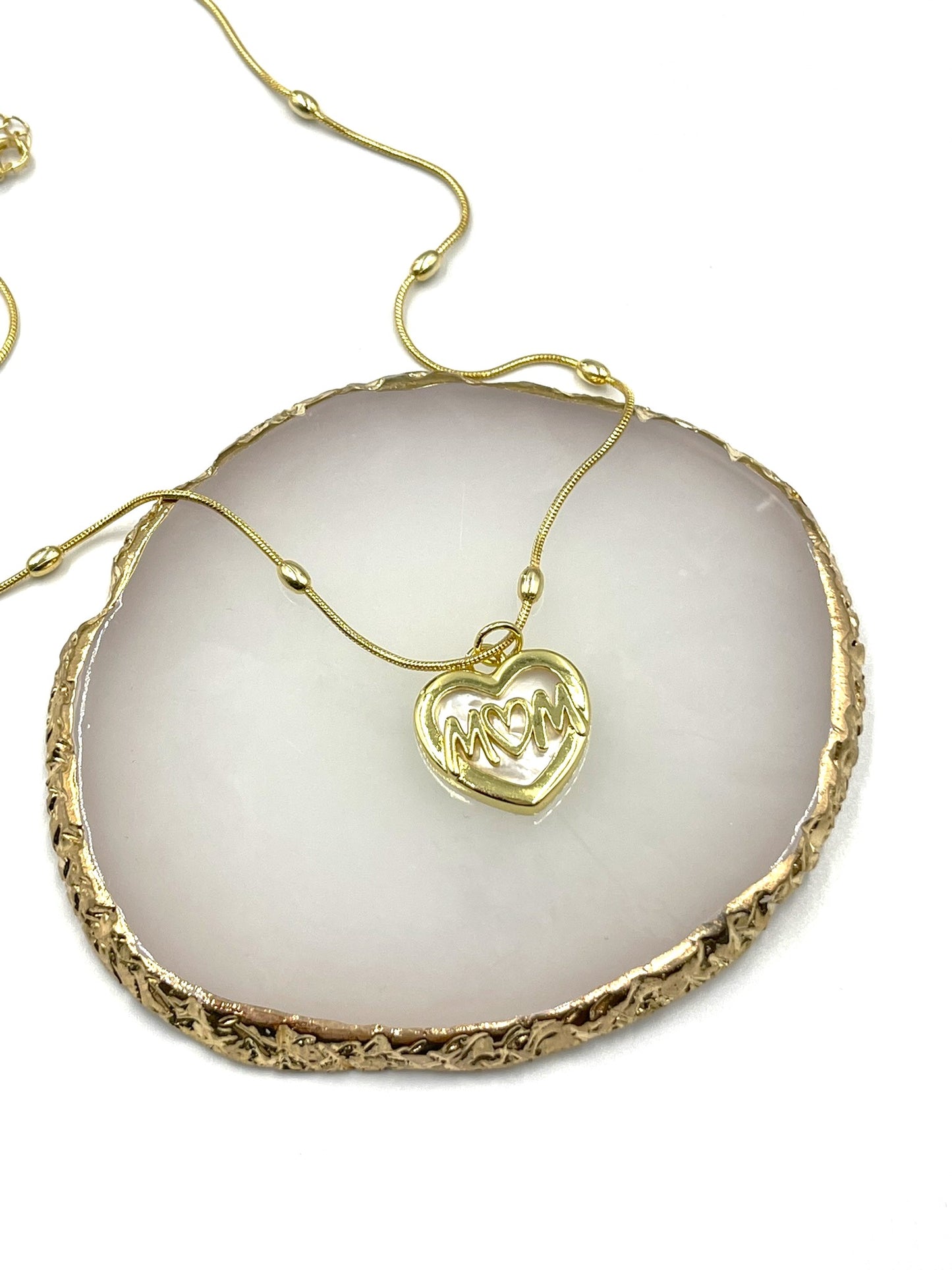 Mom Heart Necklace