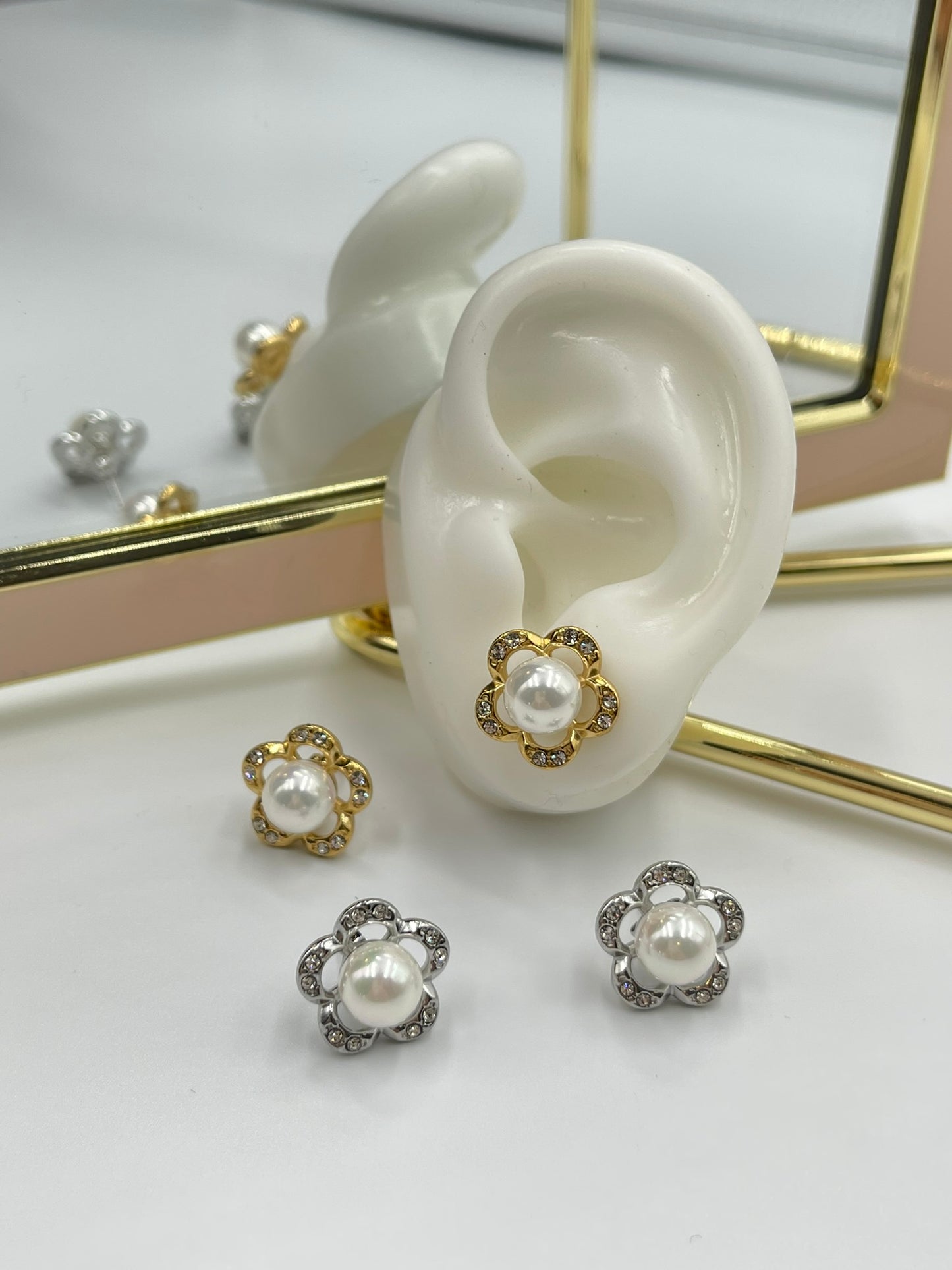 Flower Stud Earrings