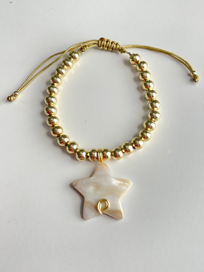 Single Nacre Star Bracelet