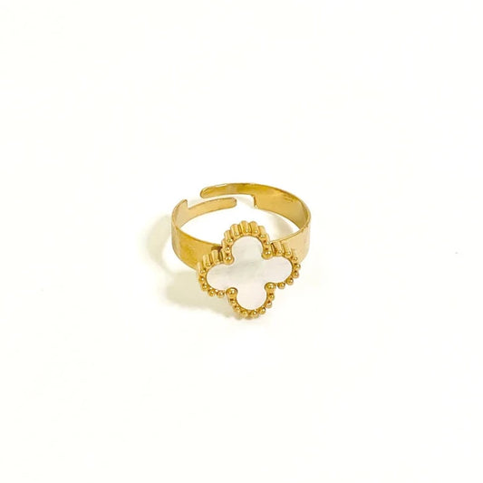 Clover Adjustable Ring